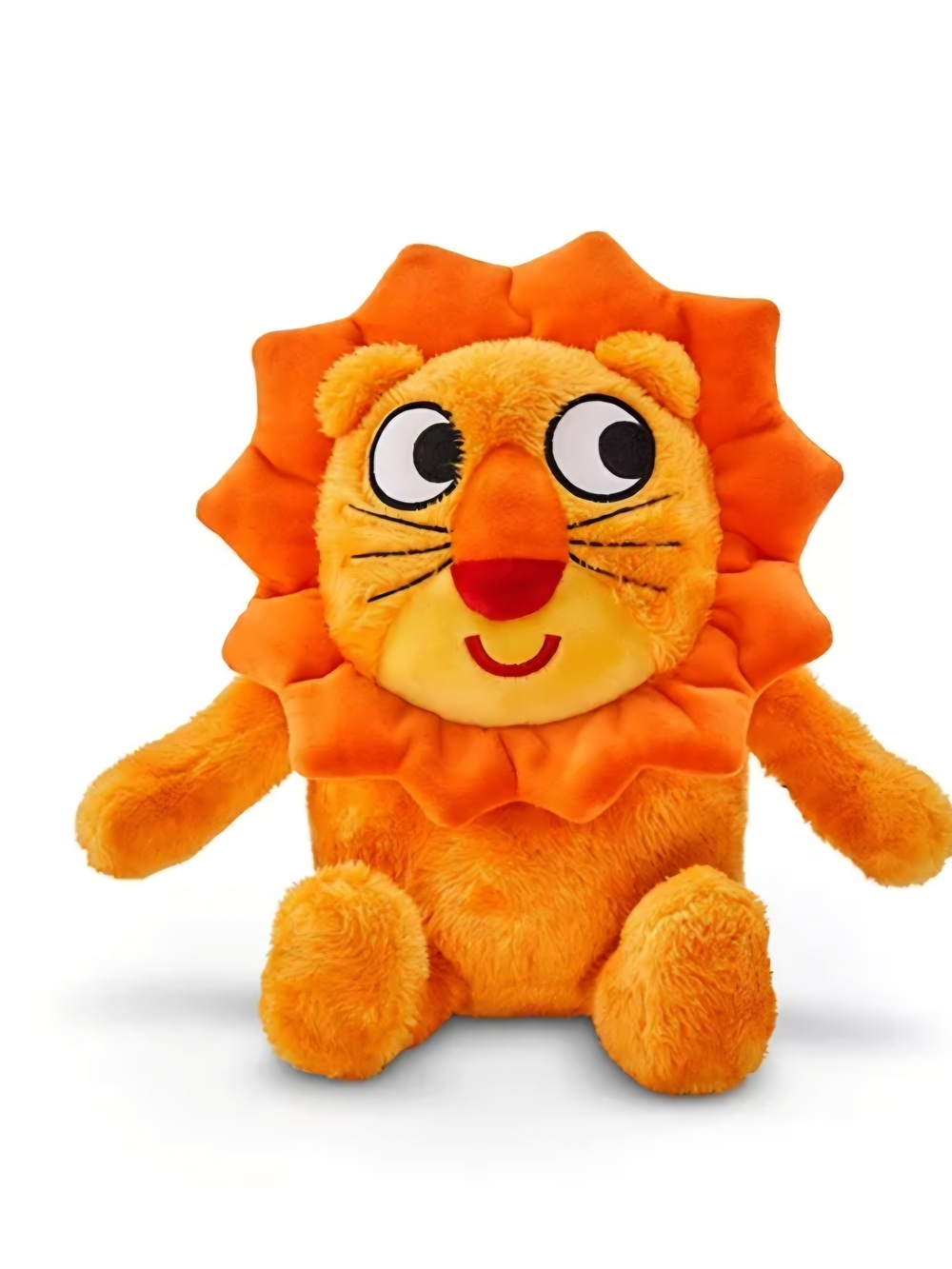 Kohl's Bright Orange Plush Lion Stuffed Animal